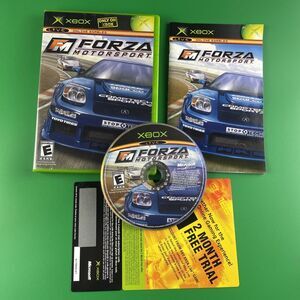 Forza Motorsport (Microsoft Xbox, 2005) Complete CIB with Insert